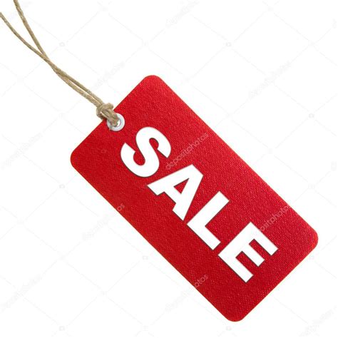 Red Sale Tag — Stock Photo © Magicinfoto 4735393