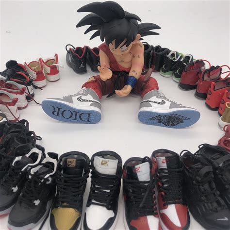 Complete your sneaker outfit with this exclusive design. Dragon ball z Goku with Jordan 1 / Christian dior | Etsy