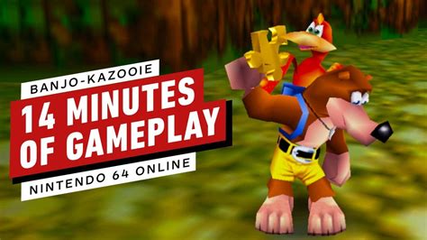 Banjo Kazooie Nintendo 64 Online 14 Minutes Of Gameplay Youtube