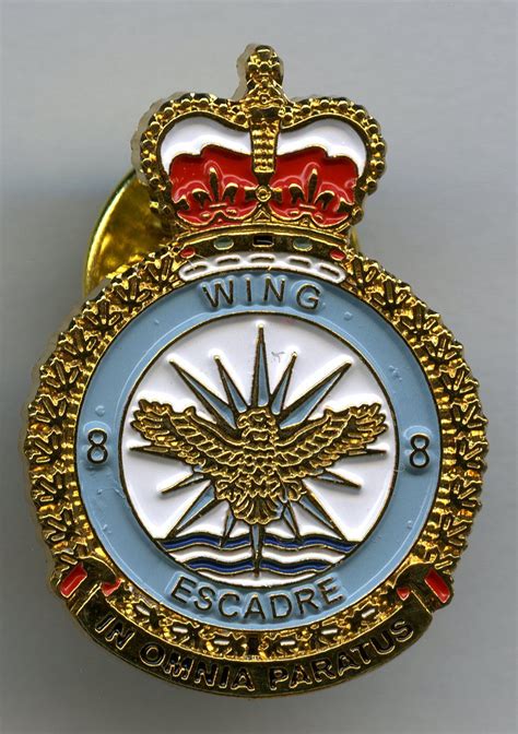 Rcaf 8 Wing Military Insignia Badges Air Force Uniform Aircraft