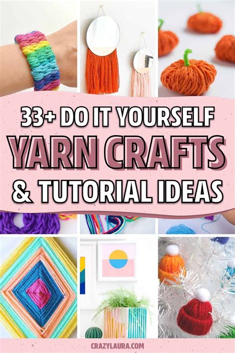 Yarn crafts for kids – Artofit