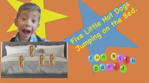 This post contains affiliate links for your convenience. 5 Little Hot Dogs Jumping on the Bed. - YouTube
