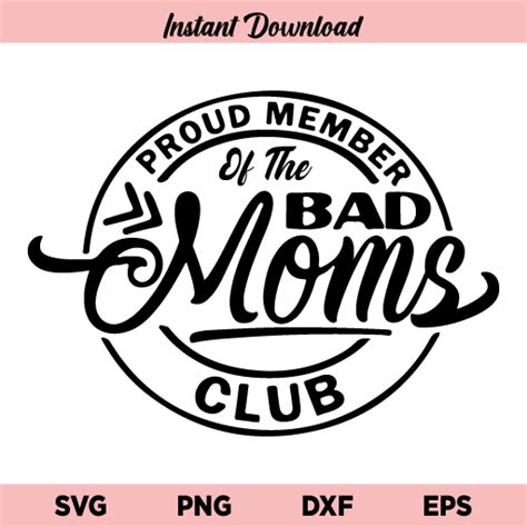 digital art and collectibles drawing and illustration mom svg bad moms club bad moms club svg