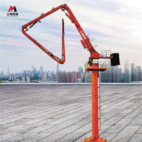 Self Climbing Concrete Tower Placing Boom Without Counter Weight