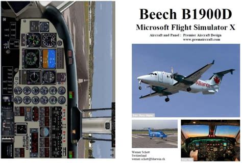 Fsx Manualchecklist Beech B1900d Fs Aircraft Manuals Mod