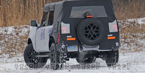 2020 Ford Bronco Spy Shots First New Bronco Photos In Snow