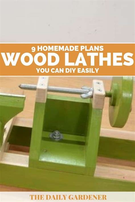 9 Homemade Wood Lathes Plans You Can Diy Easily