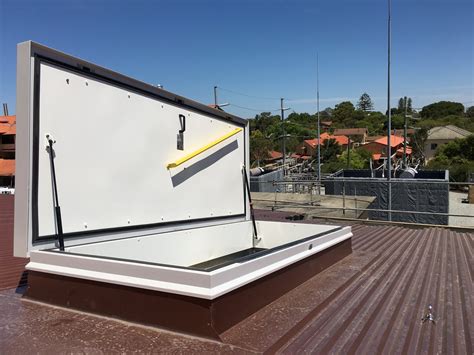 Aluminium Roof Hatch Simple Practical And Cost Effective Roof Access