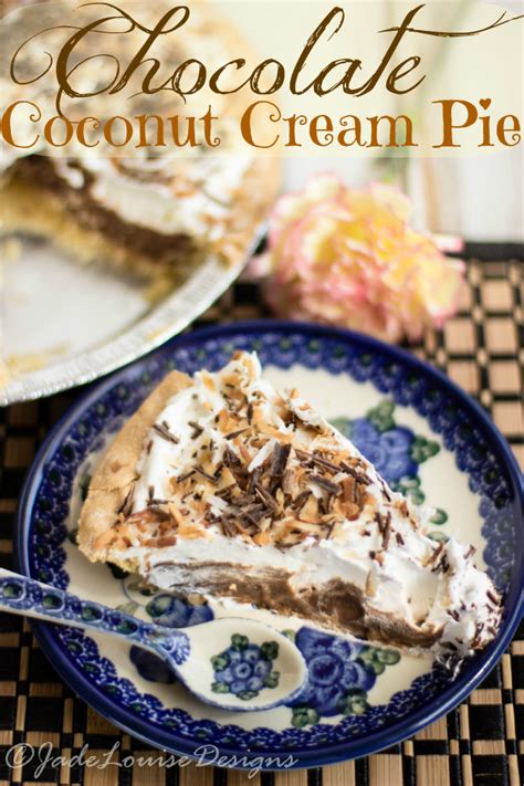 Chocolate Coconut Cream Pie Recipe For National Pi Day Coconut Cream