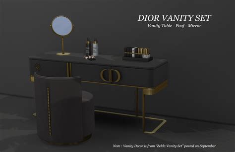 Sims 4 Dior Vanity Set The Sims Game