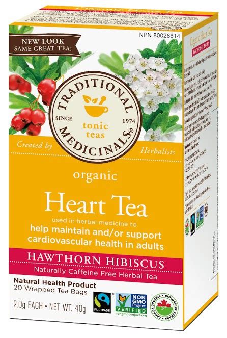 Traditional Medicinals Organic Heart Tea With Hawthorn