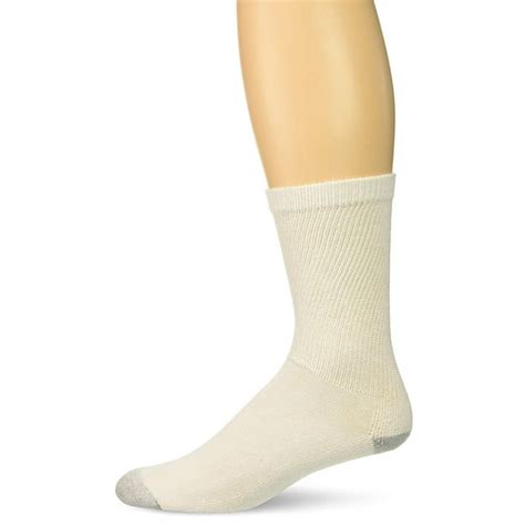 Hanes Hanes Mens Ultimate Cushion Crew Socks 10 Pack 6 12 White