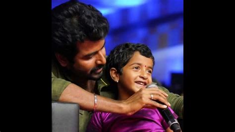 Sivakarthikeyan With His Daughter Youtube