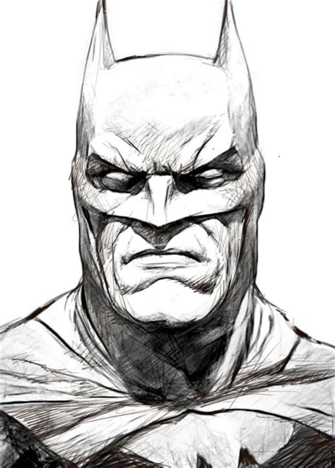 Batman sketch by uncannyknack : comicbooks