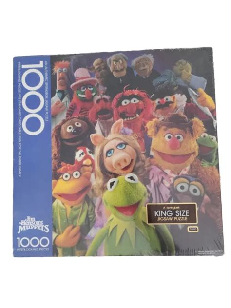 Vtg 1978 Jim Hensons The Muppets Hallmark Springbok 1000 Piece Jigsaw