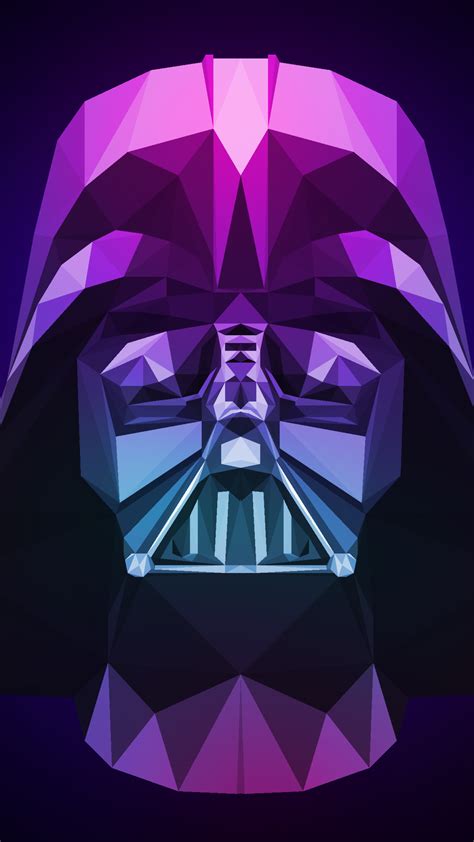 Darth Vader Wallpaper 4k Low Poly Artwork