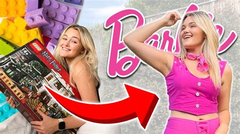 I Turned Myself Into Barbie For Halloween (Barbie 2023 Cosplay) | Brick