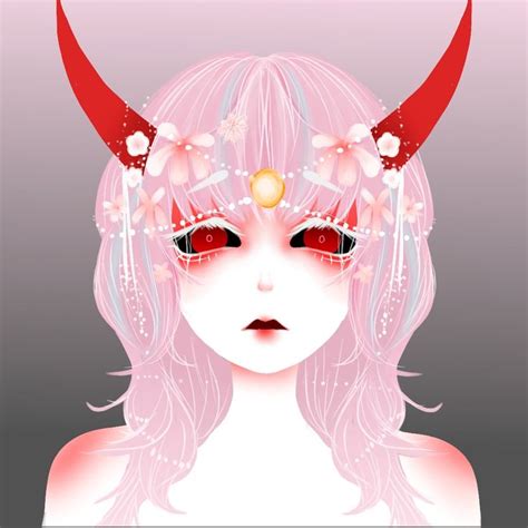 Pink Haired Demon Demon Anime Drawings