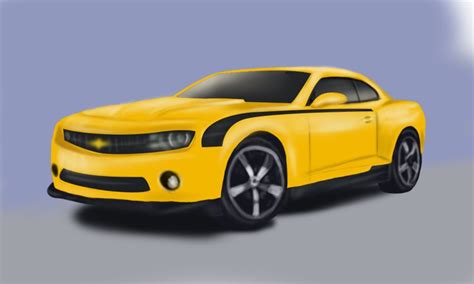 Drawing a convertible in perspective for young designers can. Learn How to Draw a Chevrolet Camaro (Sports Cars) Step by ...