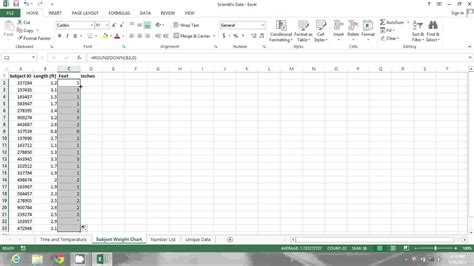 Once this is very close to 3.28 feet, you will almost. How to Convert Decimals to Feet & Inches in Excel : MS ...