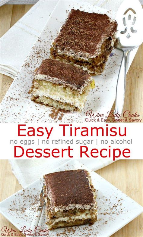 Or make lighter, fluffier desserts that rely on the egg whites. Easy No Eggs Tiramisu Dessert | Recipe | Dessert recipes ...