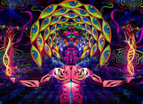 The Real World Spiritual Artwork Psychedelic Art Trippy Artwork