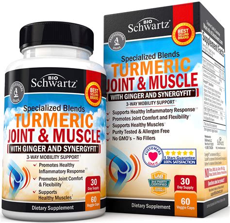 Turmeric Capsules With Ginger Synergyfit Spice Blend Supplement For