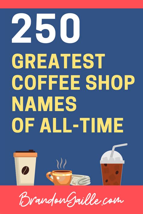 100 Creative Coffee Shop Name Ideas Artofit
