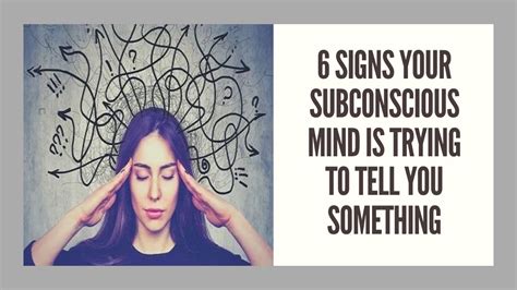 How To Know What Your Subconscious Mind Is Trying To Say To You Youtube