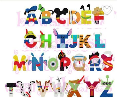 Printable Disney Character Letters Printable Word Searches