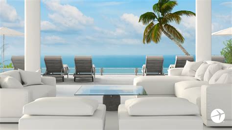 Sea View Living Room Background Zoom Backgrounds Virtual Background