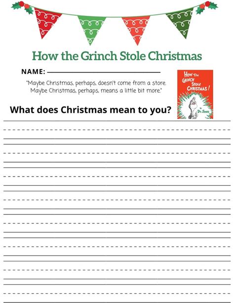 12 Free Christmas Printables Writing Prompts And Copywork The Lead