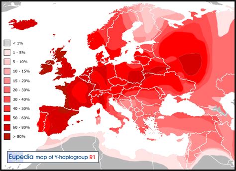 Maps Of Y Dna Haplogroups In And Around Europe Map Dna History Map