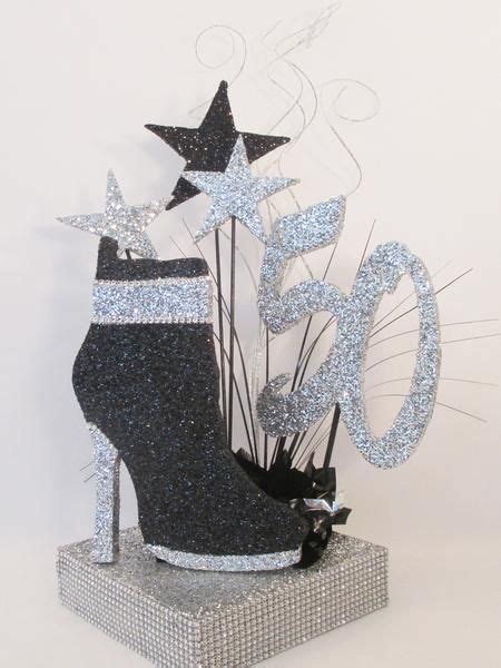 Styrofoam Shoe Boot And Stars Centerpiece Great For Any Girly Event