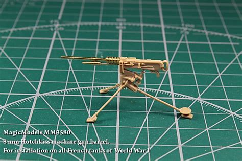 8 Mm Hotchkiss M1914 Machine Gun Barrel Magic Of Models