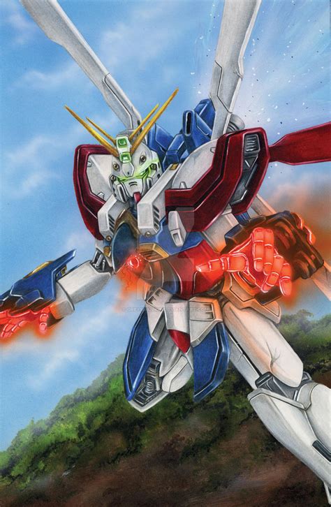 Burning Gundam By Greymaulkin On Deviantart