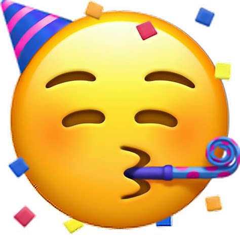 Pleading face emoji is a face with wide, shimmering eyes. Download Face With Party Horn And Party Hat Emoji 🥳 Face ...