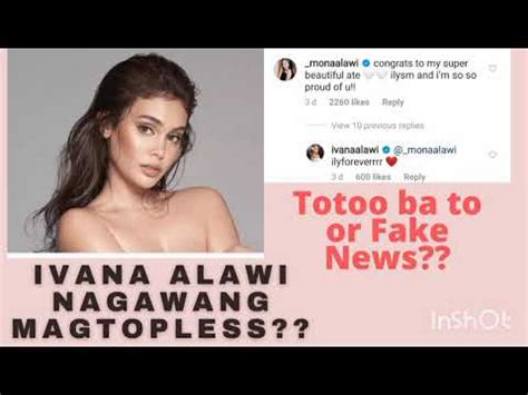Trending Ivana Alawi Bakit Nag Topless Fake News Celebration Million Sub Reaksyon Ng
