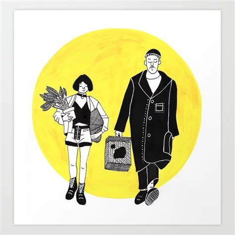 Natalie portman (mathilda) 00:16 3. LEON THE PROFESSIONAL Art Print by danielleebro | Society6 ...