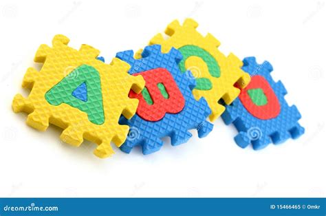 Puzzle Pieces Of Alphabets Stock Illustration Illustration Of Isolated