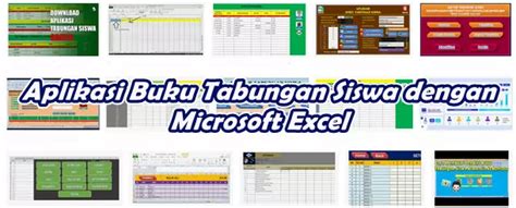 Aplikasi Buku Tabungan Siswa Dengan Microsoft Excel Berkas Edukasi