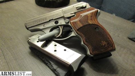 Armslist For Sale Bersa Thunder 380 Cc Satin Nickel Finish W Wood Altamont Grips Extra Mag