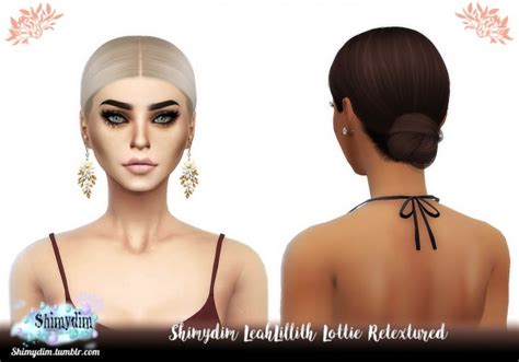 Shimydim Leahlillith`s Lottie Hair Retextured Sims 4 Hairs