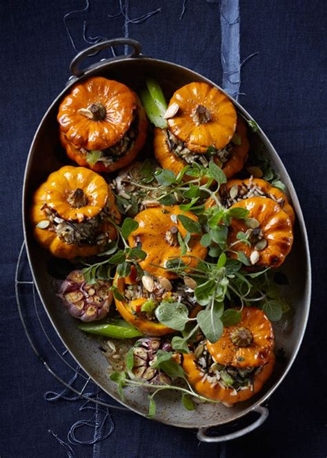 Check Out Wild Rice Stuffed Mini Pumpkins Its So Easy To