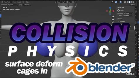 Breast Collision And Jiggle Physics In Blender Through Cage Deforms