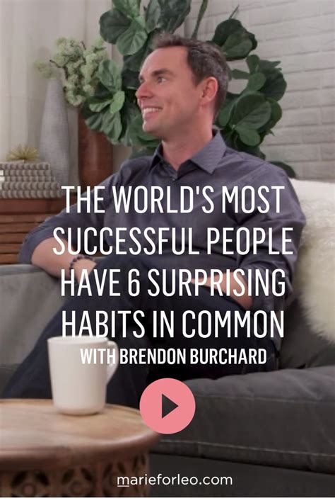 Brendon Burchard Has Discovered The Key To Success Brendon Burchard