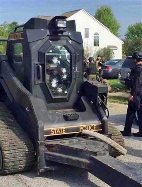 Armored Breaching Vehicle That Was Used During The Barricaded Subject That Murdered Delaware