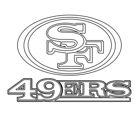 49ers Stencil Printable Printable World Holiday