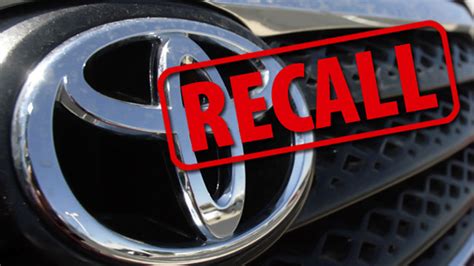 Toyota Recall Of More Than 600000 Cars Autopten