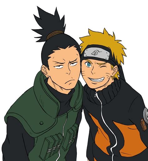 Shikamaru And Naruto Sasunaru Naruto Uzumaki Shippuden Boruto Naruto